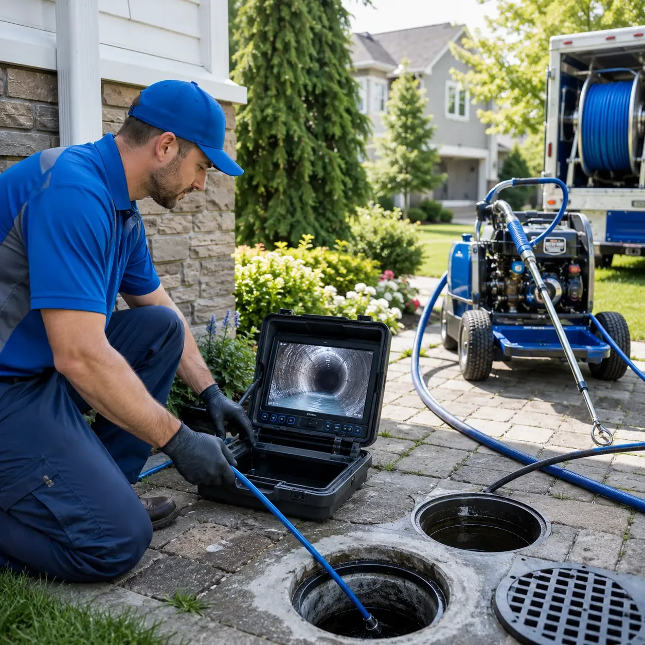 Outdoor drain cleaning professionals serving Dewittville, NY